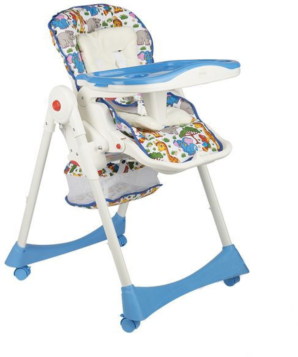 Capella S-205 - стульчик для кормления с корзиной для игрушек (голубой) фото