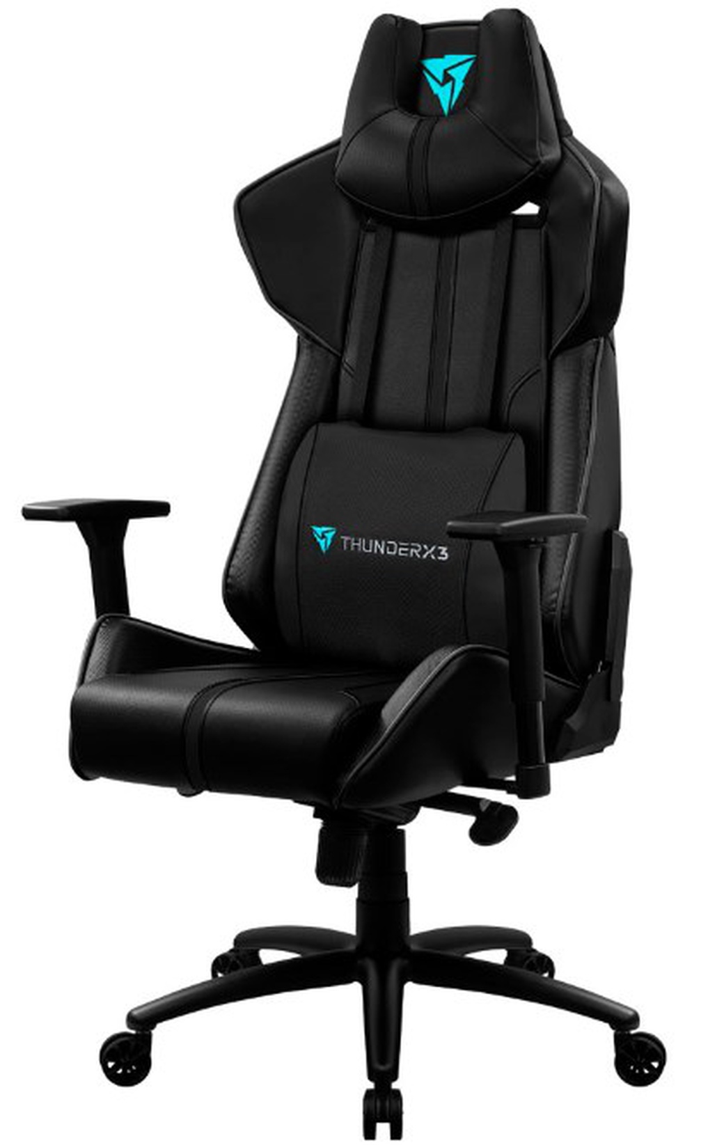 Игровое кресло ThunderX3 BC7-B чёрный AIR Tech, экокожа фото