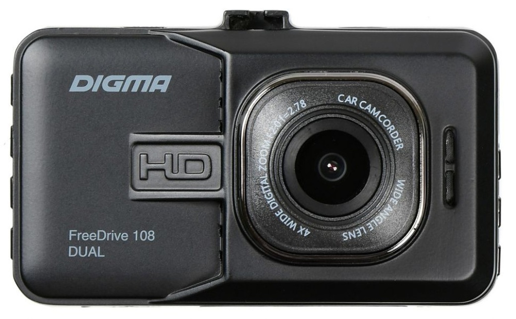 Видеорегистратор Digma FreeDrive 108 DUAL черный 1.3Mpix 1080x1920 1080p 140гр. GP2248 фото