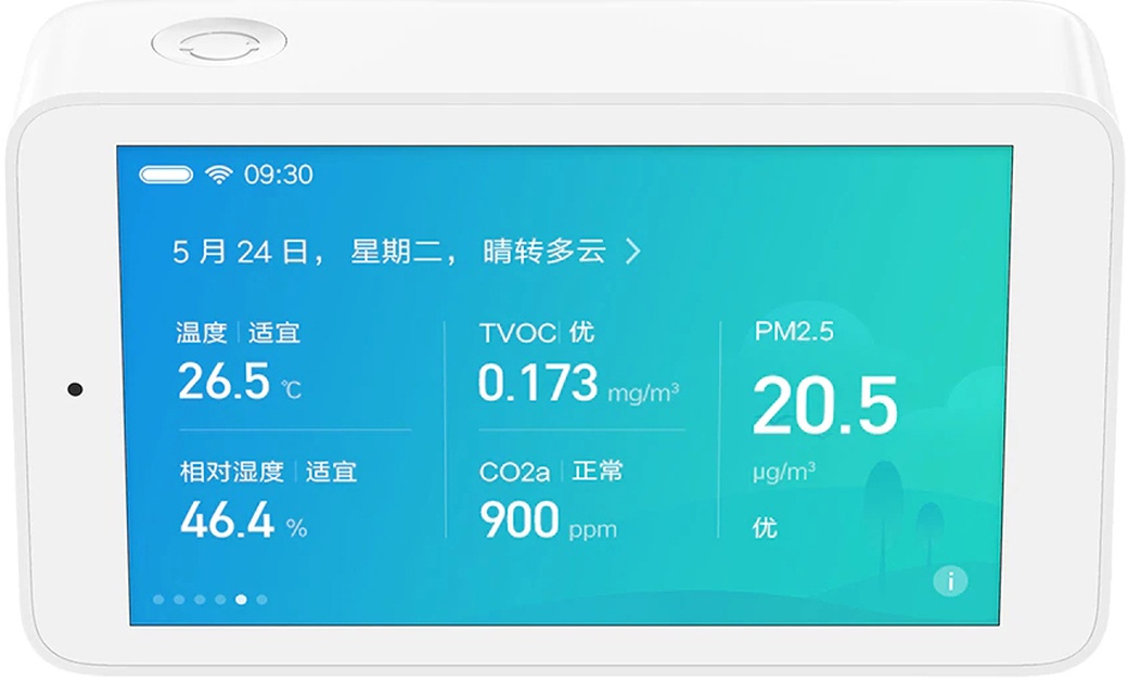 Детектор воздуха Xiaomi Mi Home Air Detector фото