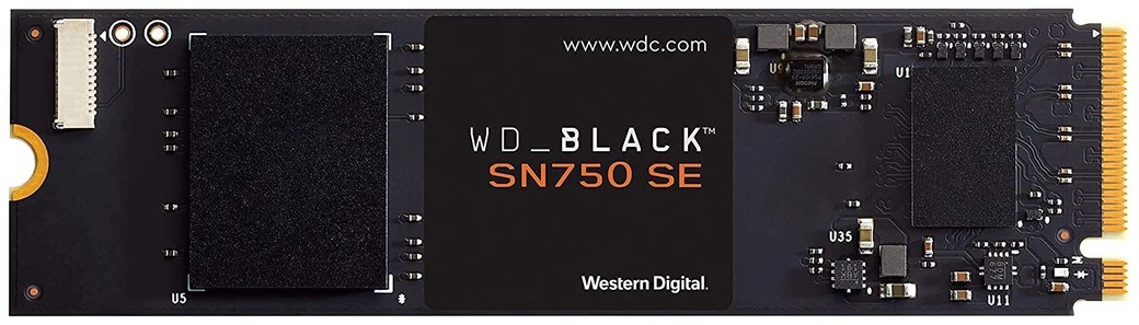 Жесткий диск SSD M.2 WD Black SN750 SE NVMe 500Gb (WDS500G1B0E) фото