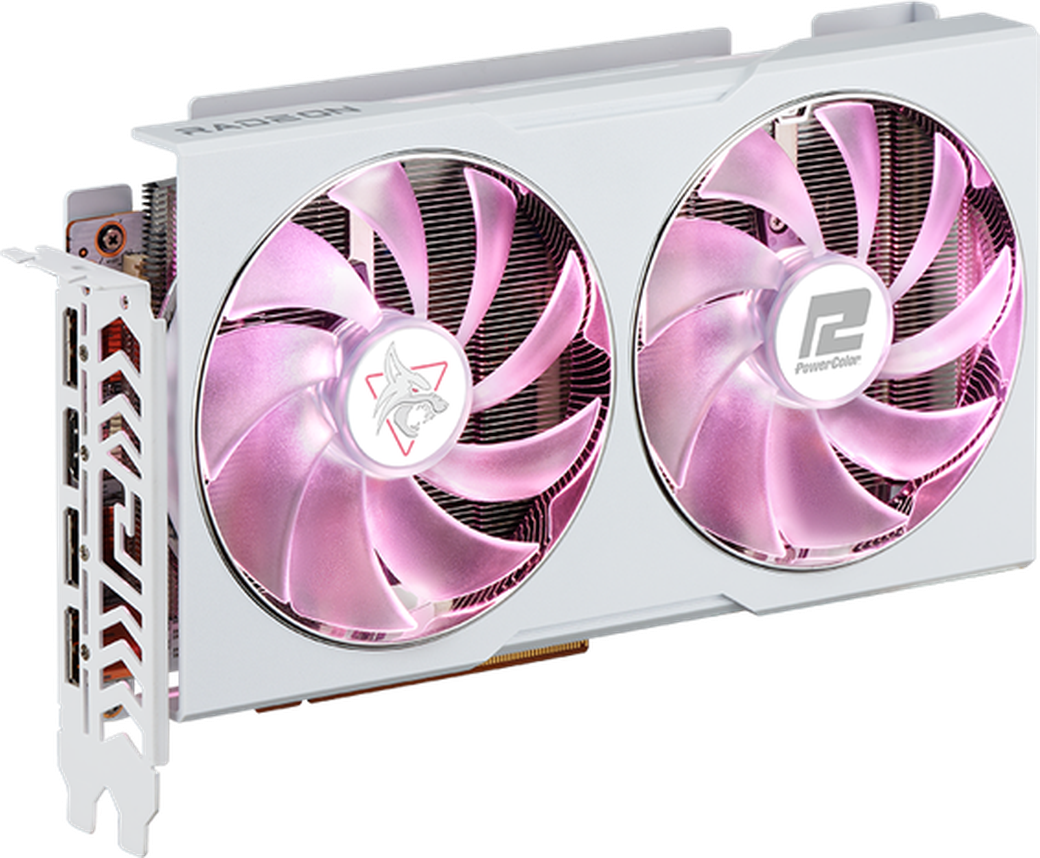 Видеокарта PowerColor AMD Radeon RX 6650 XT Hellhound Sakura 8Gb (AXRX 6650XT 8GBD6-3DHLV3/OC) фото