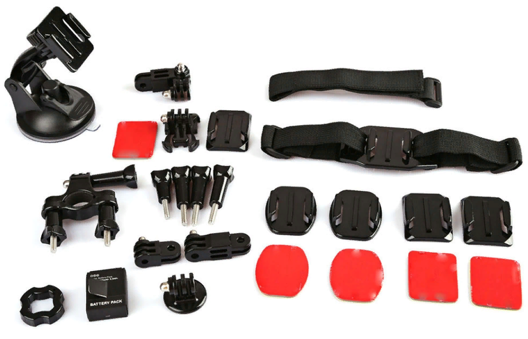 Набор аксессуаров Dazzne KT-105 для экшн камеры GoPro Hero 3, черный фото