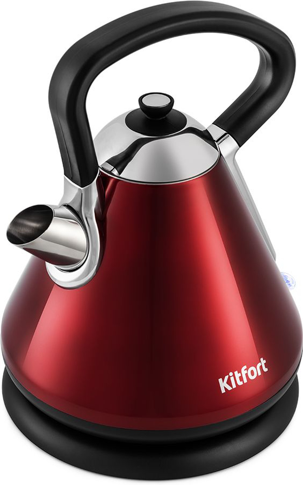 Чайник Kitfort КТ-697-2 красный металлик фото