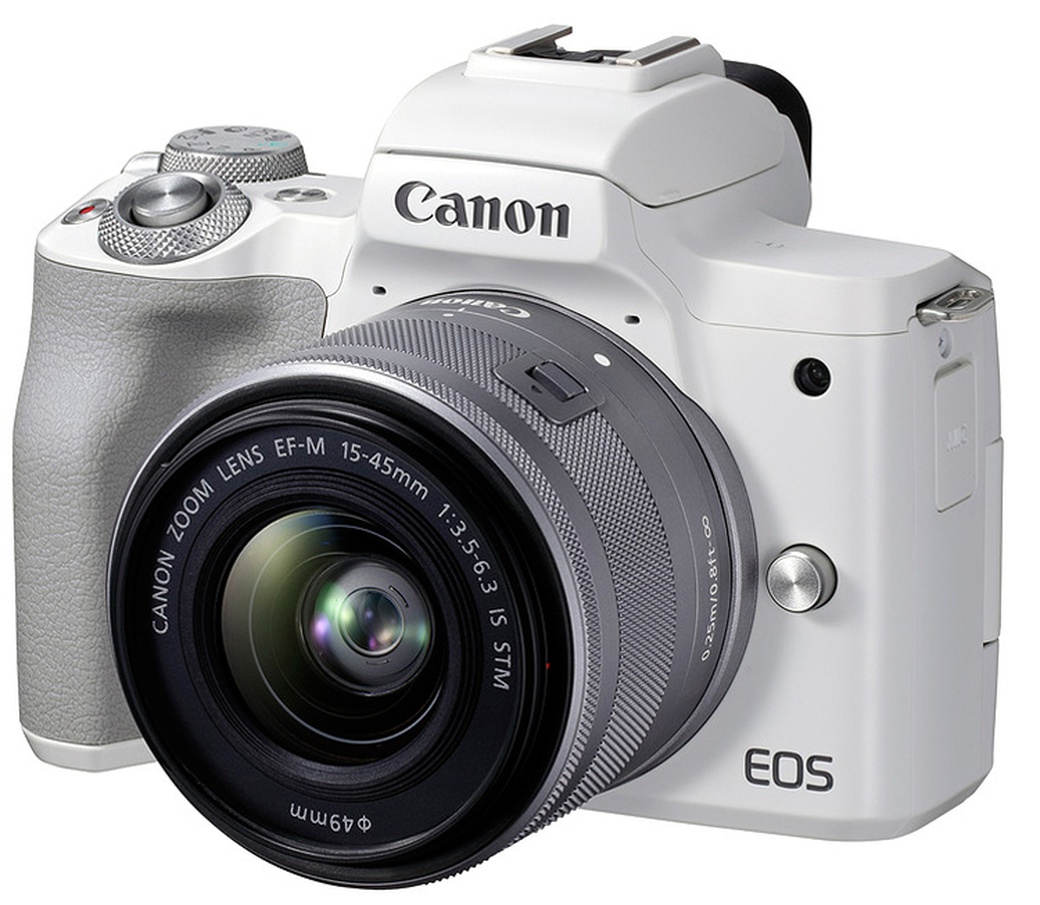 Беззеркальный фотоаппарат Canon EOS M50 Mark II kit EF-M 15-45mm f/3.5-6.3 IS STM белый* фото
