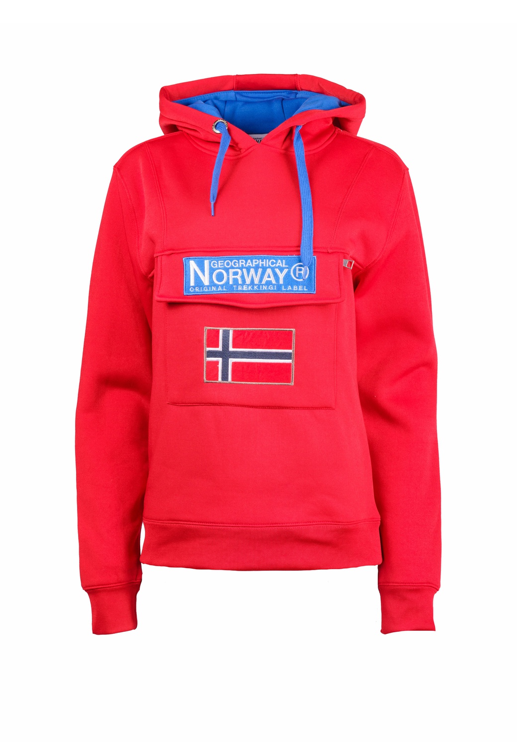 Худи Geographical Norway rbmcpsa551h/gn, красный, L фото