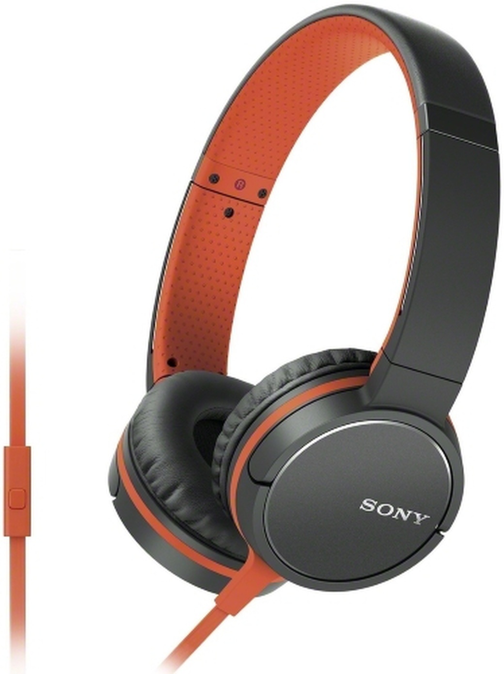 Наушники Sony MDR-ZX660AP, оранжевый фото