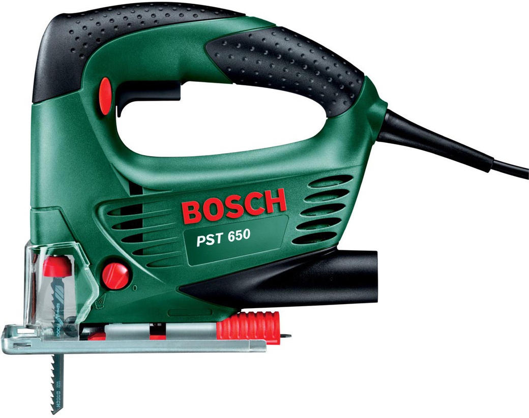 Лобзик Bosch PST 650 500Вт 3100ходов/мин от электросети (кейс в комплекте) фото