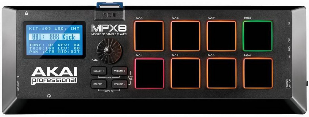 Midi контроллер Akai Pro MPX8 фото