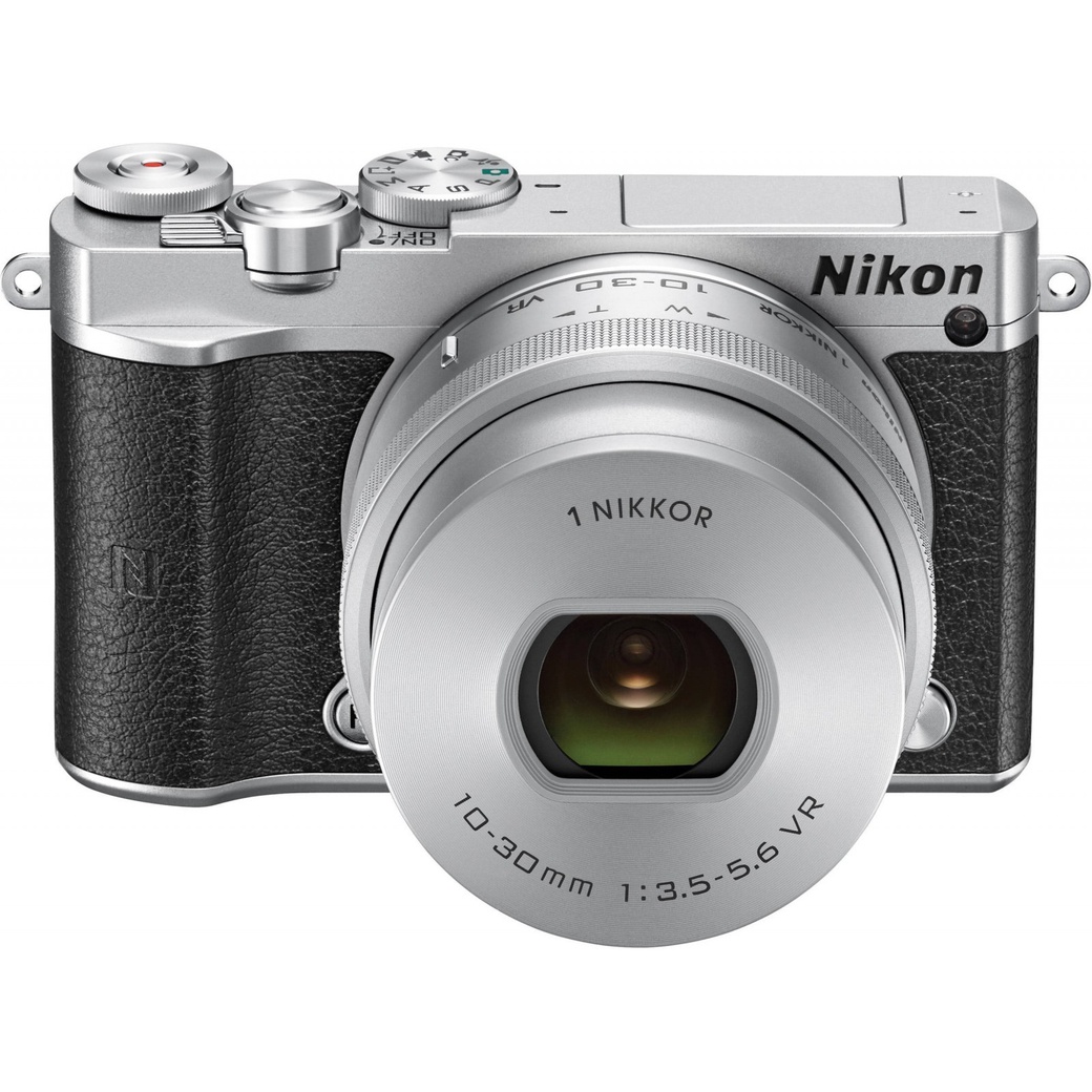 Фотоаппарат Nikon 1 J5 kit 10-30mm f/3.5-5.6 VR серебро фото