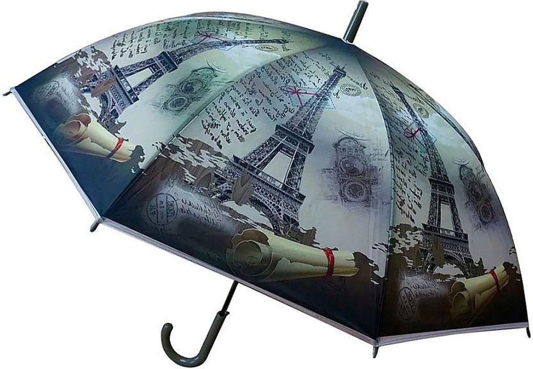 Зонт "Париж" полуавтомат, D95см фото