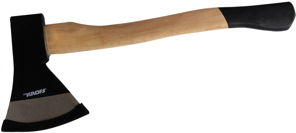 Топор KROFT 202065 (800 гр., ручка из твердых пород древесины) фото
