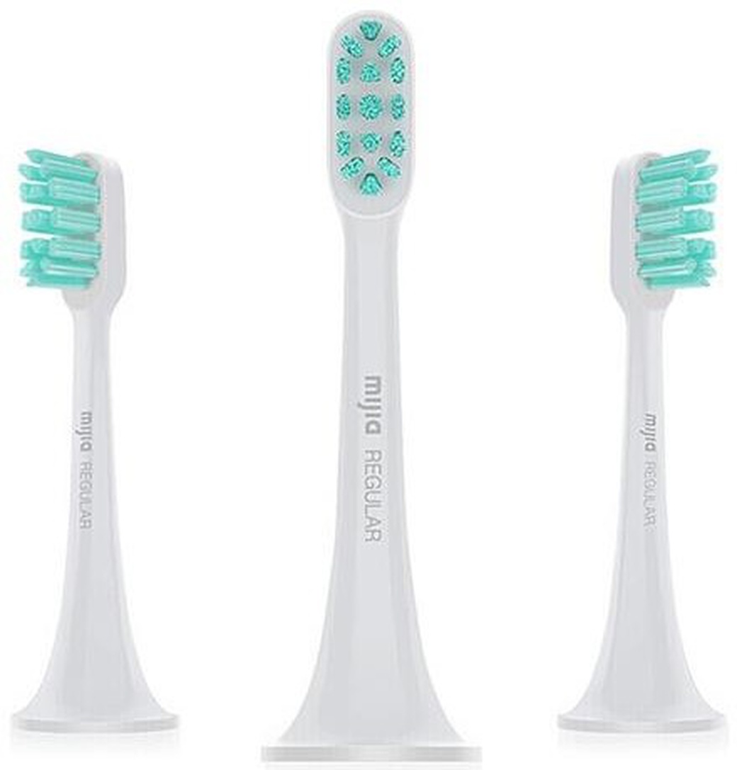 Насадка для электрической зубной щетки Xiaomi Mi Electric Toothbrush Head 3 шт, светло серый фото
