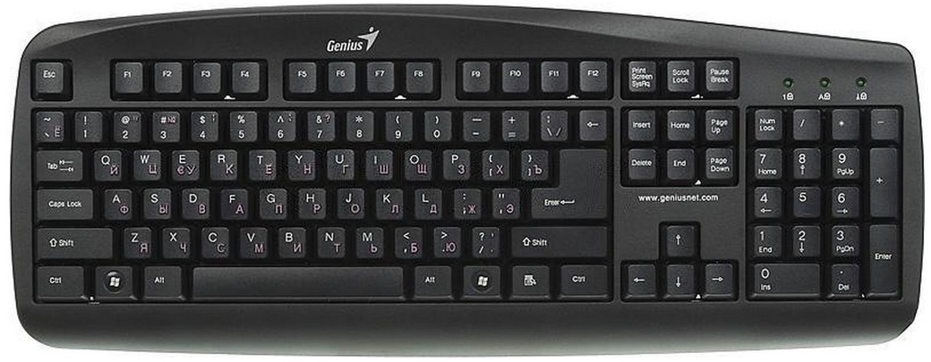Клавиатура Genius KB-110 Black USB фото