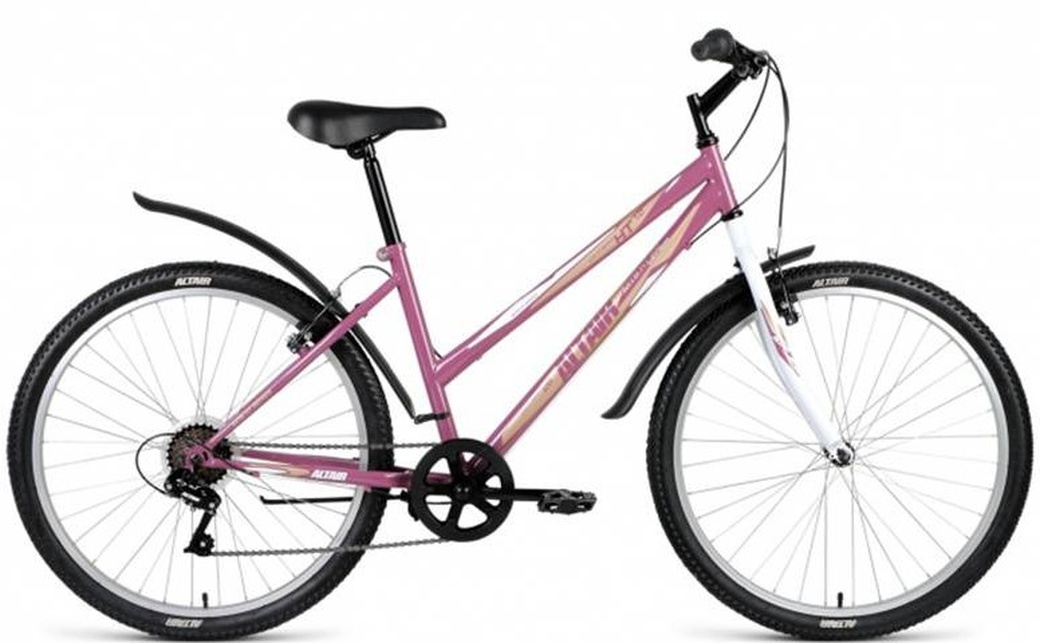 Велосипед 26" Altair MTB HT 26 1.0 Lady Фиолетовый 6 ск 17-18 г 17' RBKN8MN66012 фото
