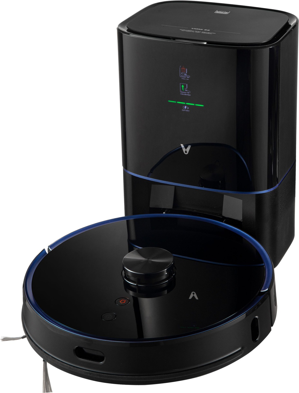 Робот-пылесос Viomi S9 с базой самоочистки, черный фото