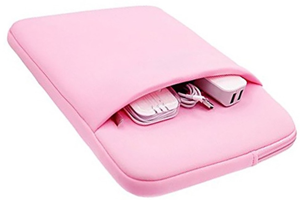 Сумка для ноутбука 14", розовый фото