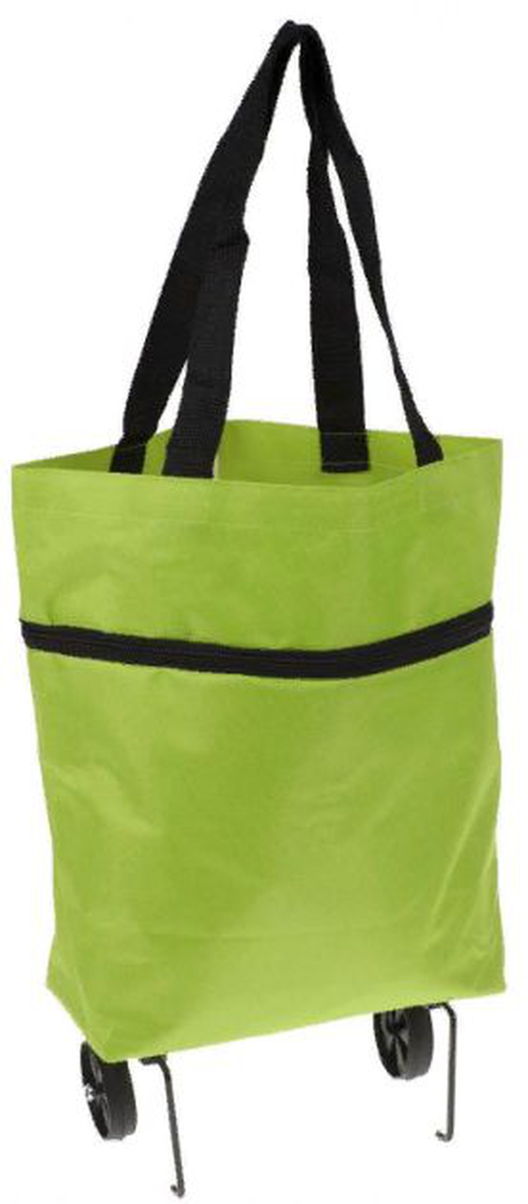 Хозяйственная складная сумка Bradex с выдвижными колесиками, зеленый фото