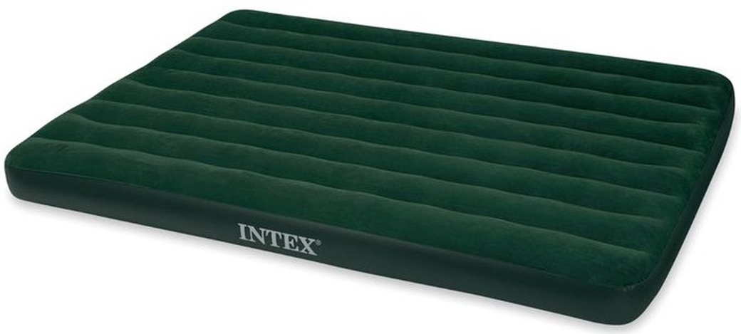 Intex Кровать Prestige Downy Queen, флок с насосом 66969 фото