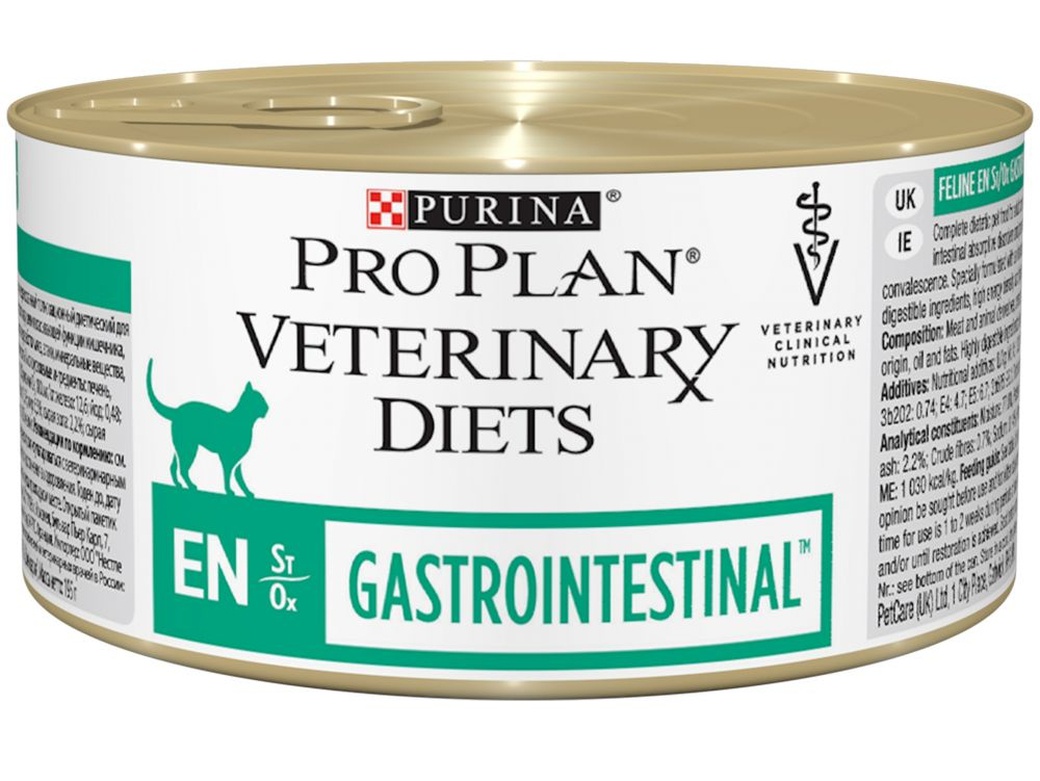 Консервы для кошек при нарушении пищеварения ProPlan Veterinary Diets FELINE EN Gasrointestinal, 195 г фото