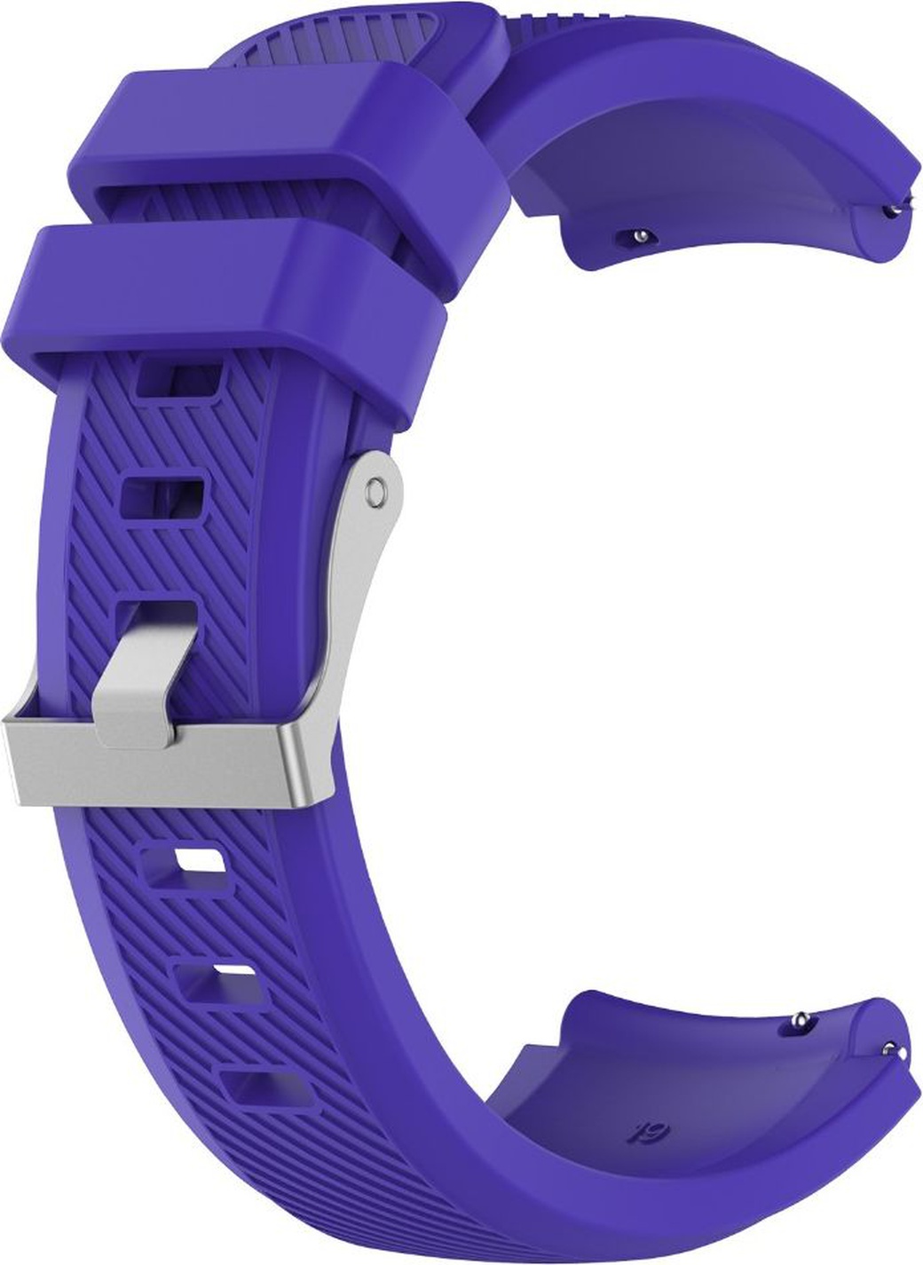Силиконовый ремешок для часов Amazfit GTR 47mm, рельефный, фиолетовый фото