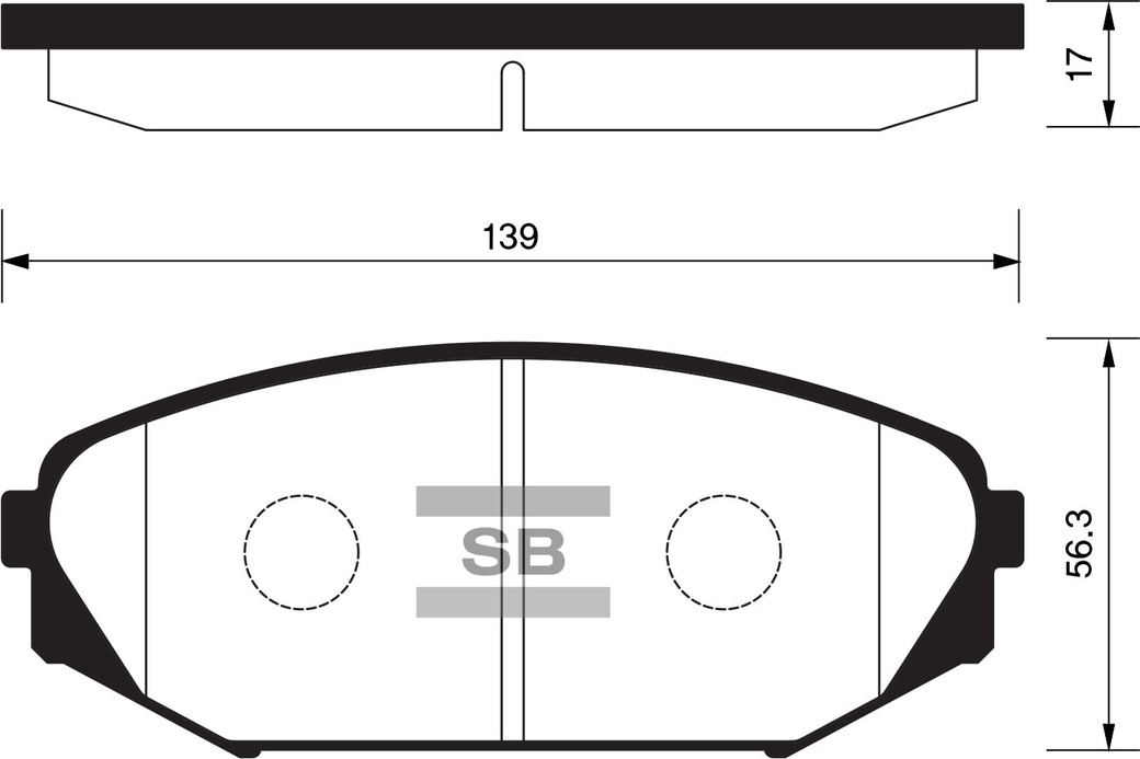 Колодки тормозные передние SANGSIN BRAKE SP1271 для ACURA MDX 3,5L 02-06 фото