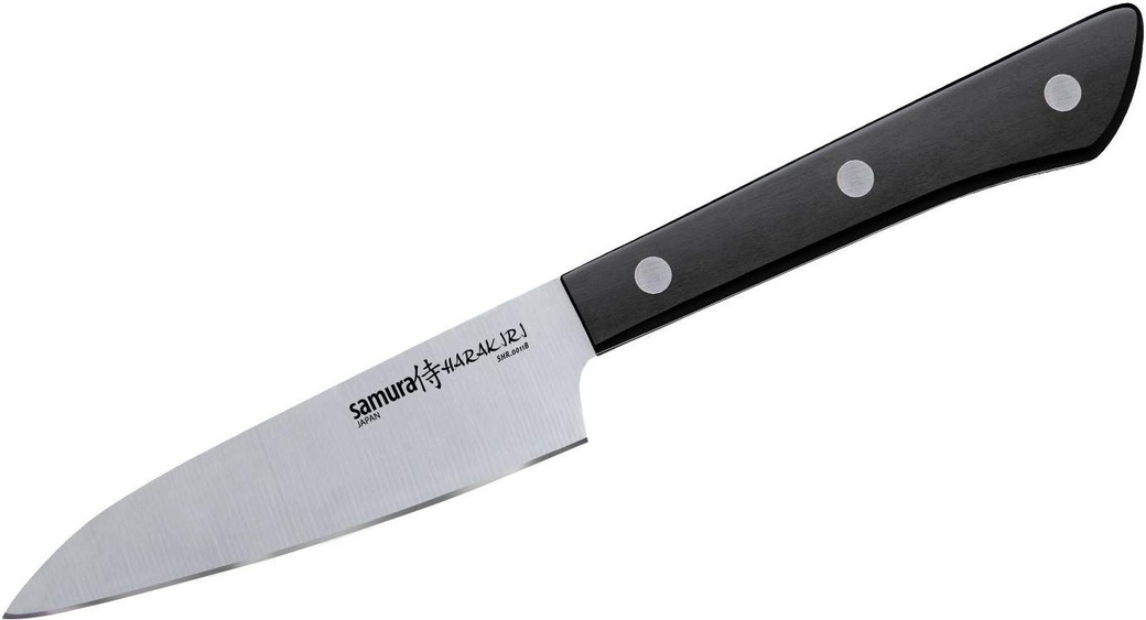 Нож кухонный Samura HARAKIRI SHR-0011B/K, овощной, 99 мм фото