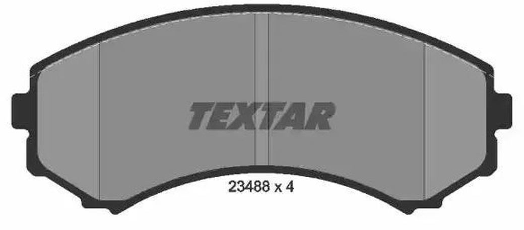 Колодки тормозные передние TEXTAR 2348801 для MITSUBISHI Paj 2.5-3.5 (1990-00) фото
