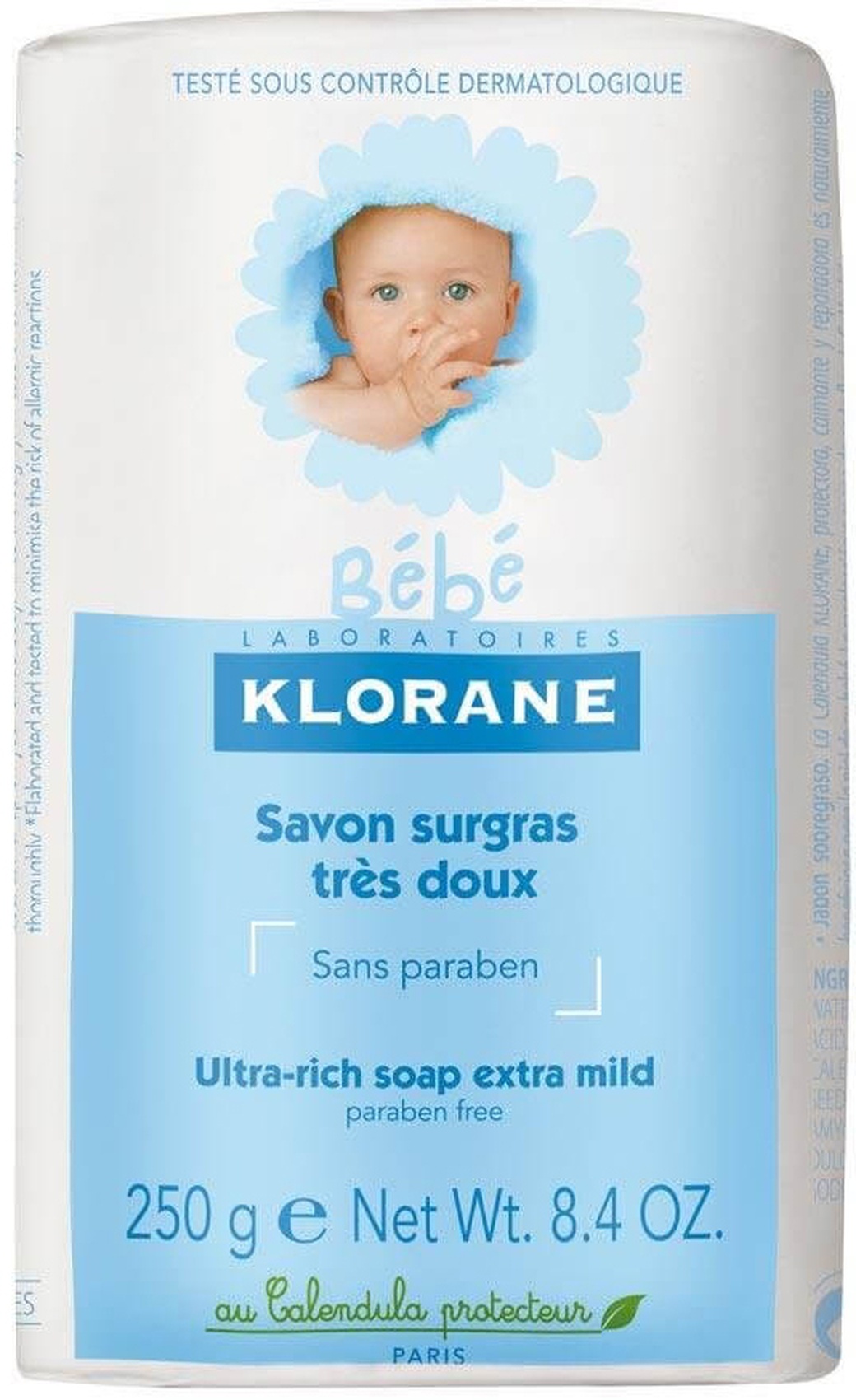 Klorane Bebe детское сверхпитательное мыло 250 гр. фото
