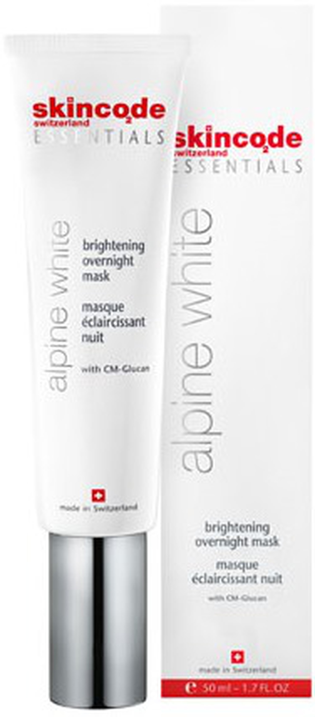 SkinCode Alpine White осветляющая ночная маска, 50 мл фото
