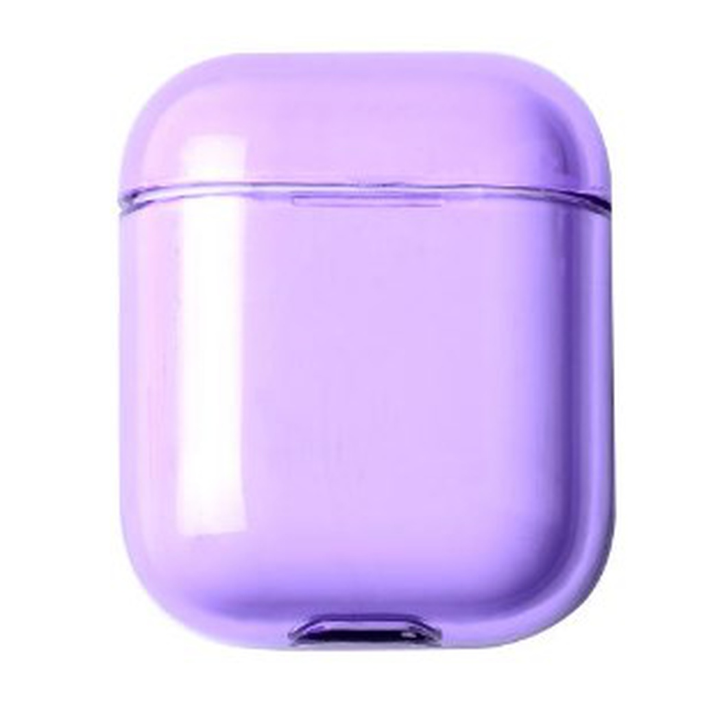 Защитный чехол для Apple AirPods, ударопрочный, фиолетовый фото