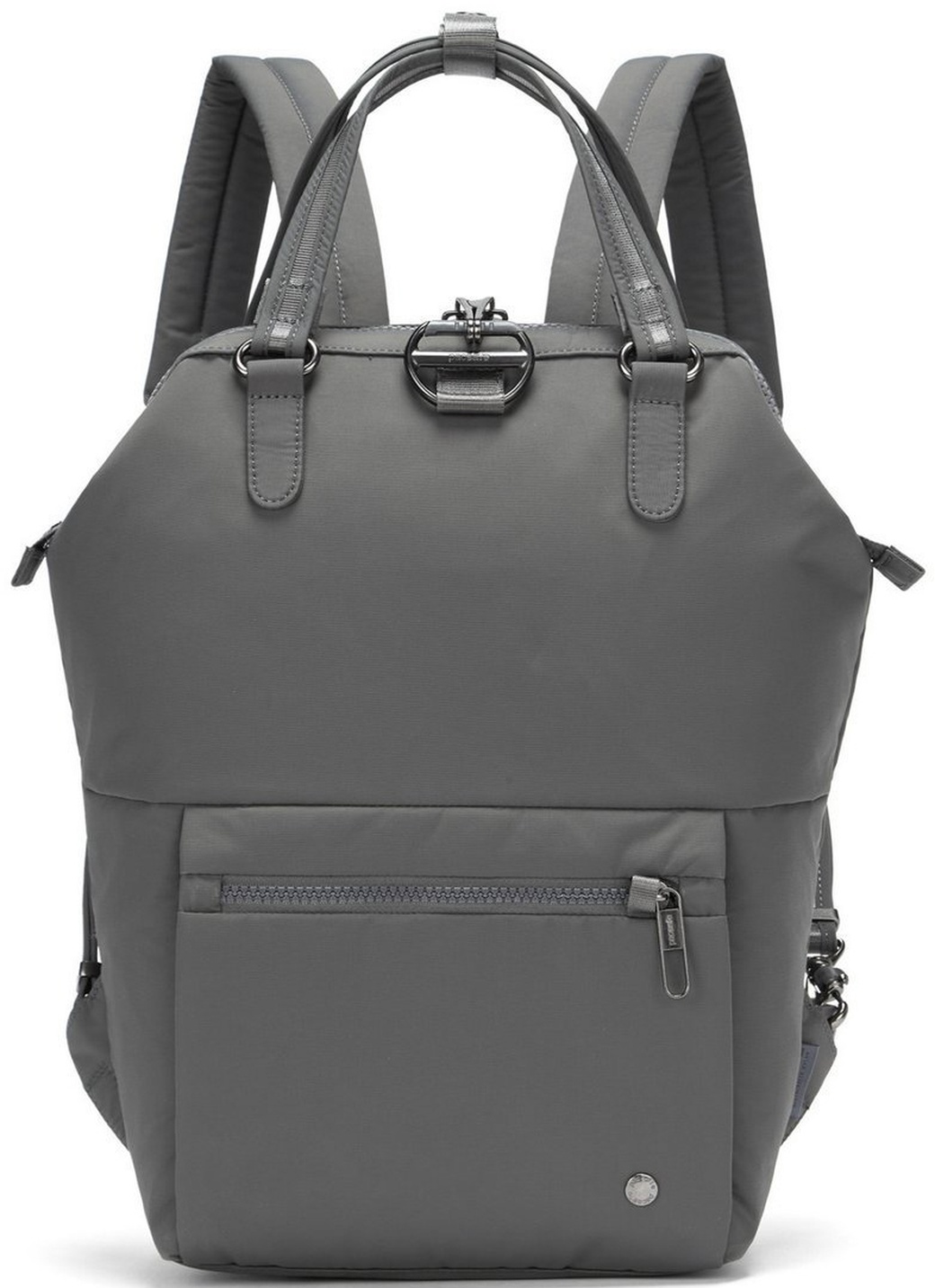 Женский рюкзак антивор Pacsafe Citysafe CX mini, серый, 11 л. фото