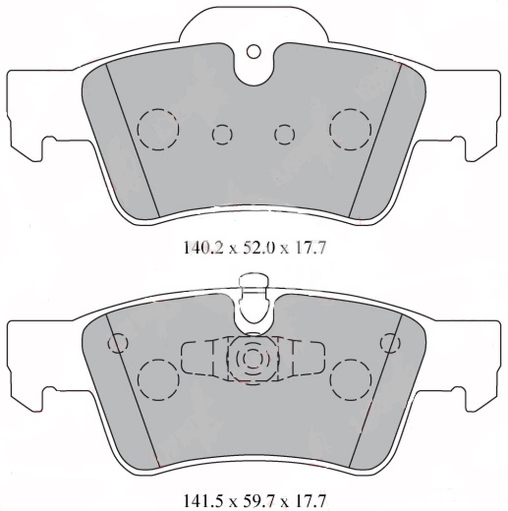 Колодки тормозные задние SANGSIN BRAKE SP2190 для MB ML(W164)/GL(X164) 04- фото