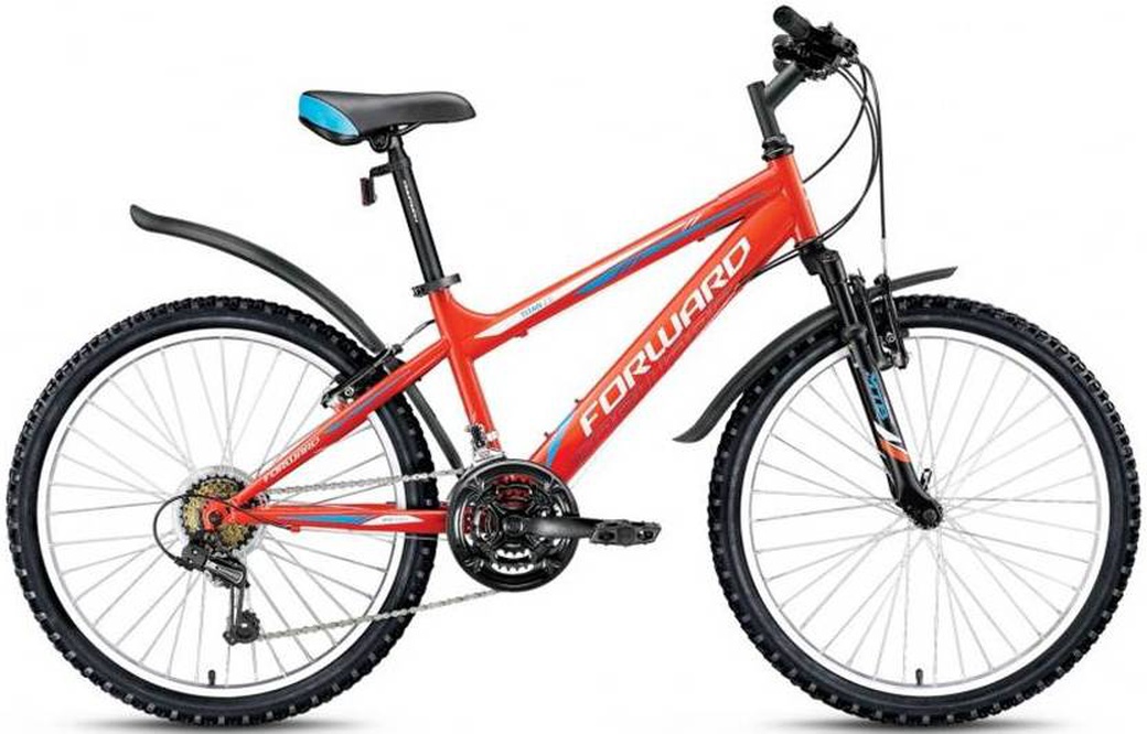 Велосипед 24" Forward Titan 2.1 18 ск 17-18 г 13' Оранжевый RBKW8JN4P012 фото