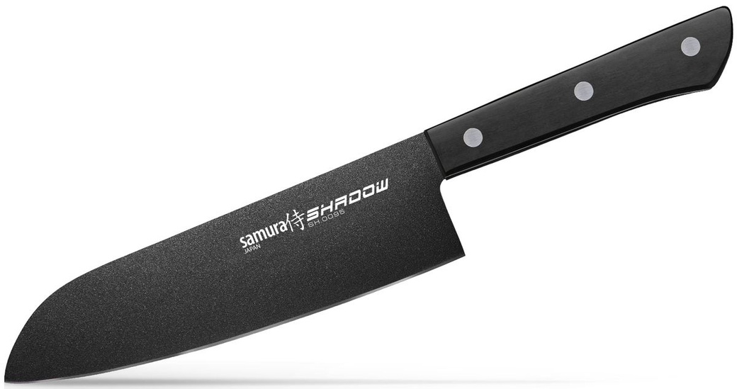 Нож кухонный Samura SHADOW SH-0095/A, Сантоку, 175 мм фото