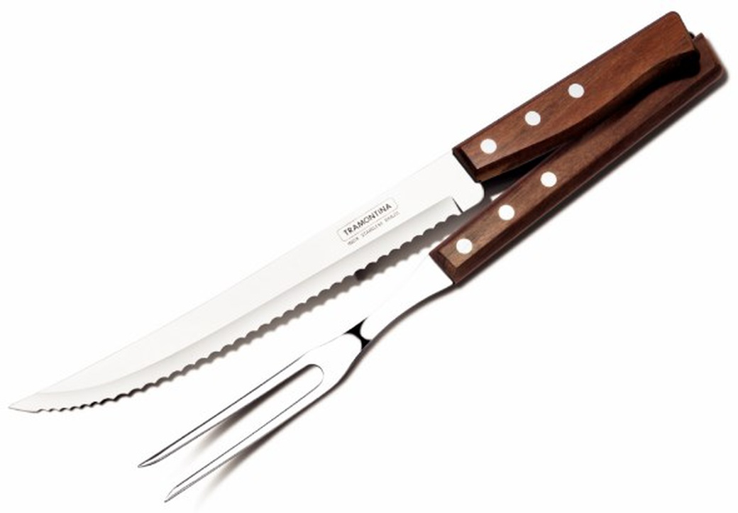 набор вилка и нож (22.5см ) для барбекю, Tramontina фото