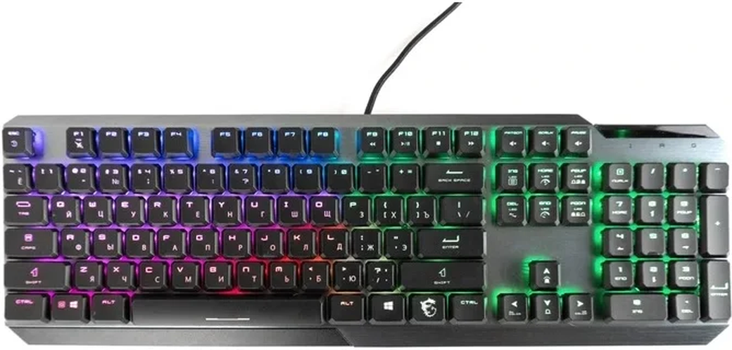 Механическая клавиатура MSI Vigor GK50 Low Profile RU, черный фото