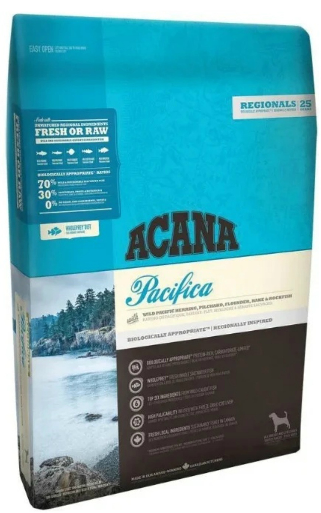 Корм для собак всех пород Acana Regionals Pacifica, рыба, 11,4 кг фото