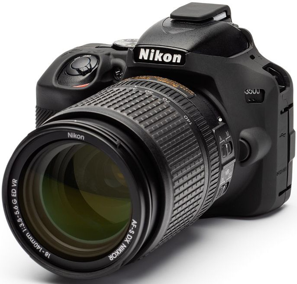 Силиконовый чехол easyCover для Nikon D3500, черный фото
