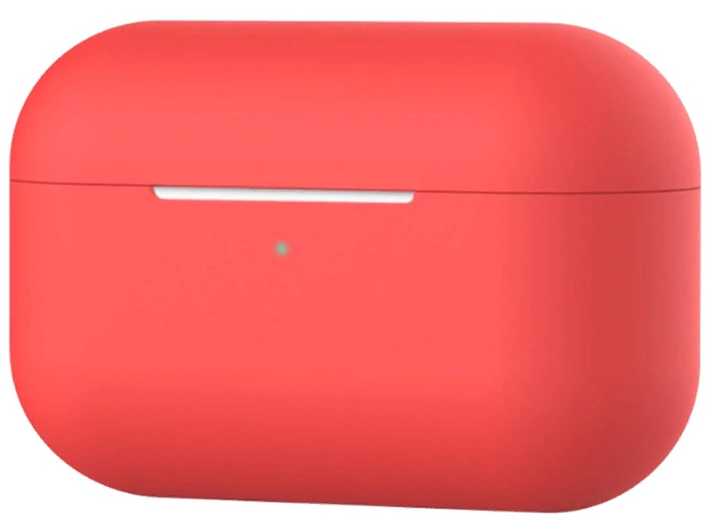 Защитный силиконовый чехол для Apple Airpods Pro 3, красный фото