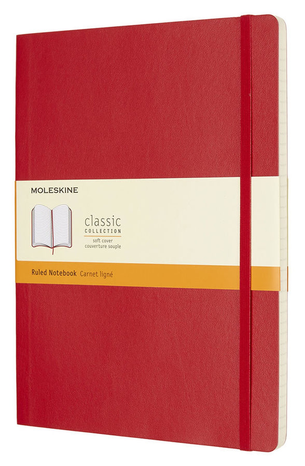 Блокнот Moleskine Classic Soft, цвет красный, в линейку фото