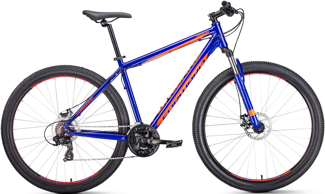 Велосипед 29" Forward Apache 29 2.0 Disc Синий/Оранжевый 18-19 г 17' RBKW9M69Q005 фото