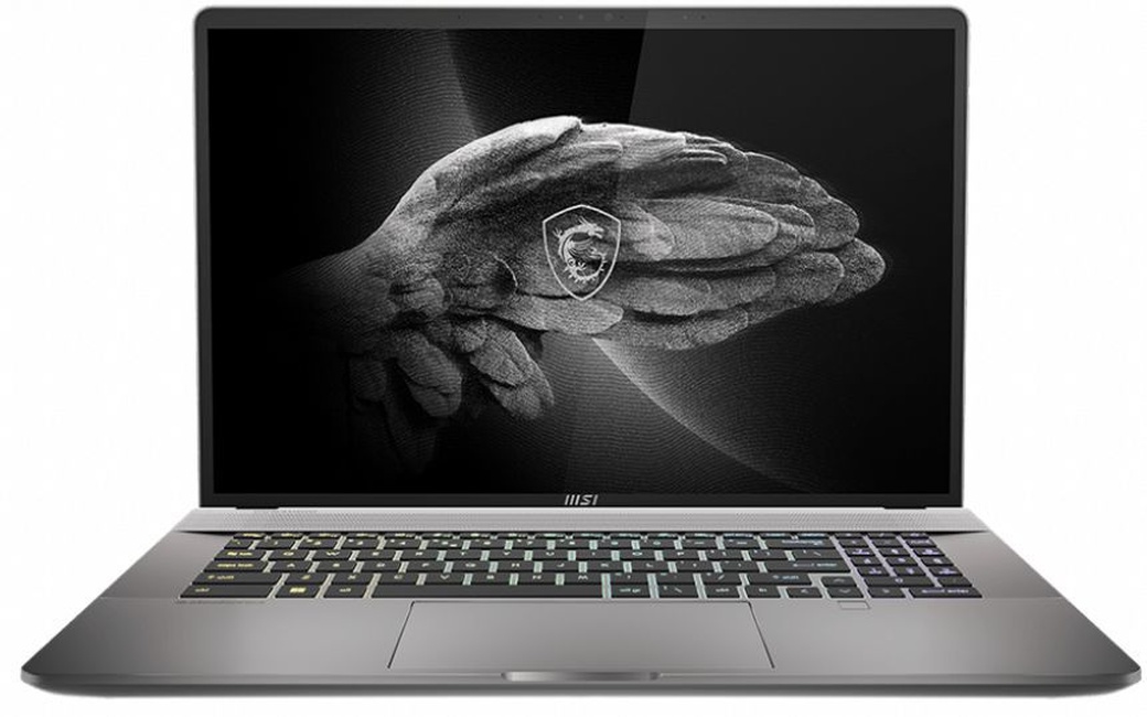 Ноутбук MSI Creator Z17 A12UHST-258RU (Core i9 12900H/64Gb/SSD2Tb/GeForce RTX3080Ti16Gb/17.3"/Touch QHD+/2560x1440/Win11H) серый фото