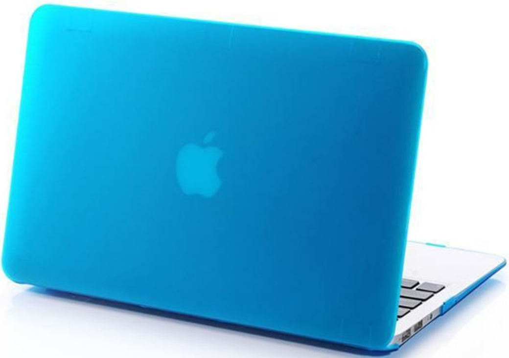 Матовый защитный чехол для ноутбука Apple MacBook Retina 12" в твердом переплете, синий фото