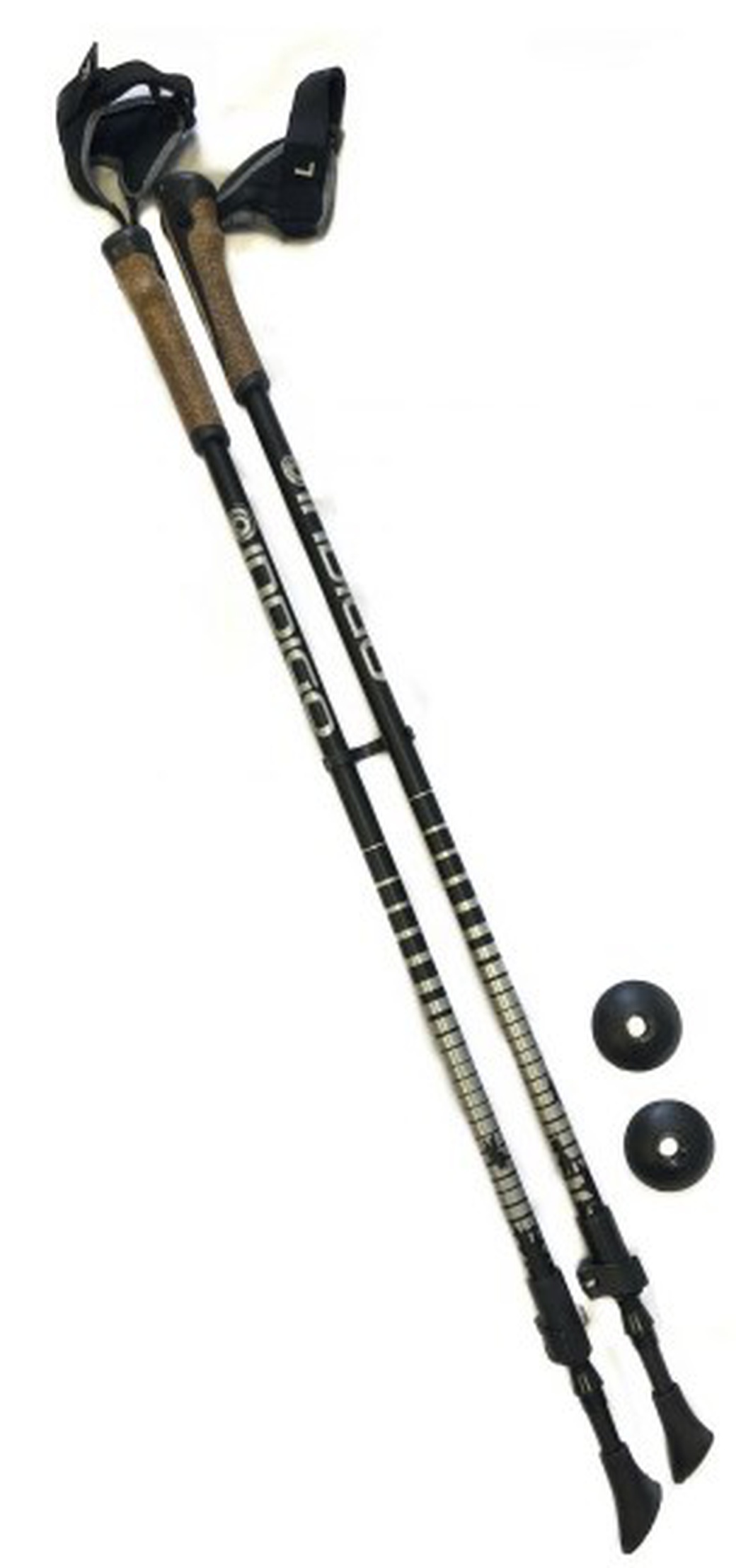 Палки для скандинавской ходьбы телескопические INDIGO SL-602 Черный фото