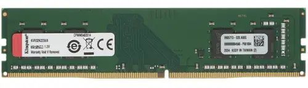 Память оперативная DDR4 8Gb Kingston3200MHz CL22 (KVR32N22S6/8) фото