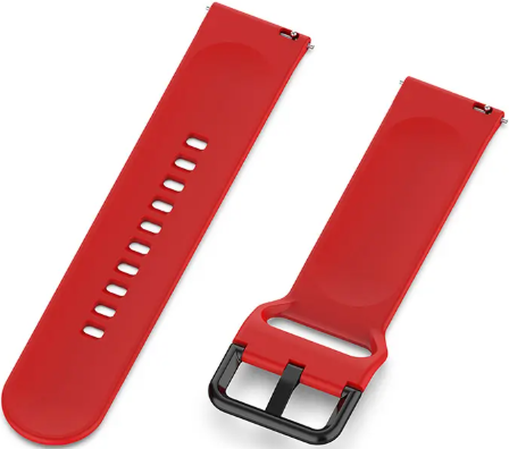 Силиконовый ремешок для часов Small One для Huami Amazfit GTS, красный, 20 мм фото