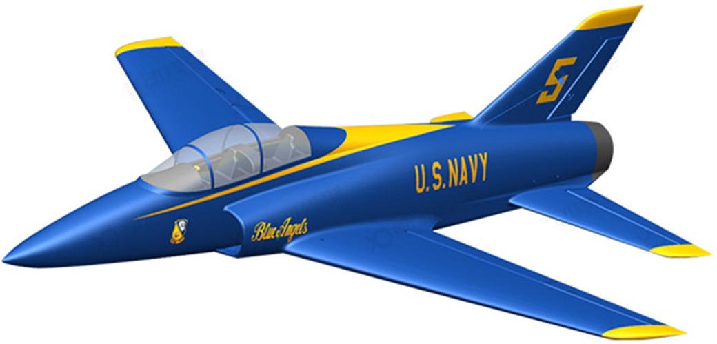 Самолет Taft Hobby Cobra TD-02 Kit, синий фото