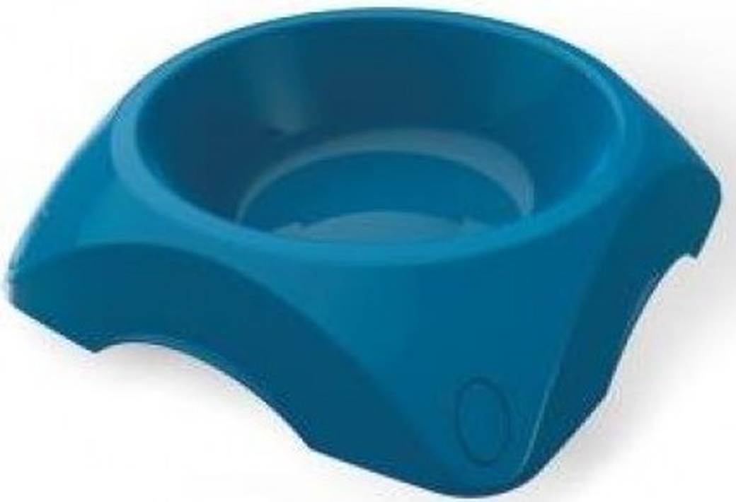 Миска пластиковая Bama Pet 600 мл, синяя фото