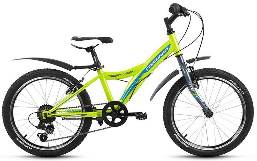 Велосипед 20" Forward Dakota 1.0 6 ск 17-18 г 10.5' Зеленый фото